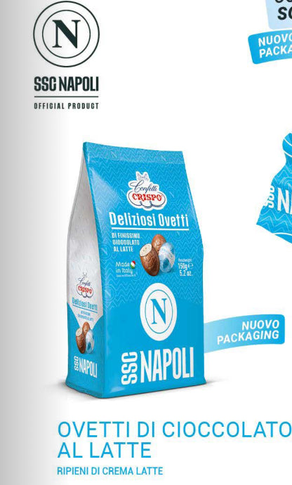Ovetti ufficiali Ssc Calcio Napoli Crispo