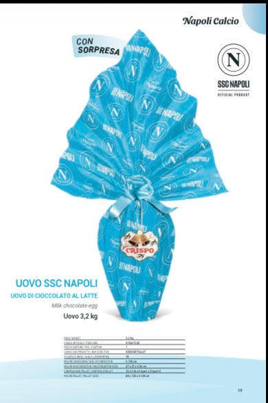 Uova di Pasqua Ssc Calcio Napoli Crispo