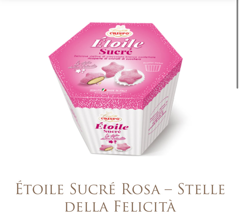 Etoile sucre’ Crispo rosa stella della felicità