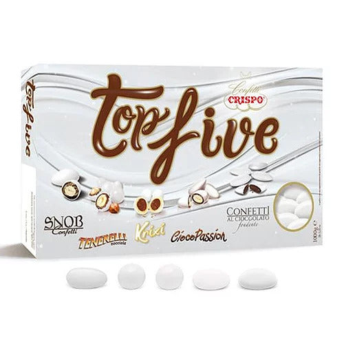 Confetti Top Five Bianco