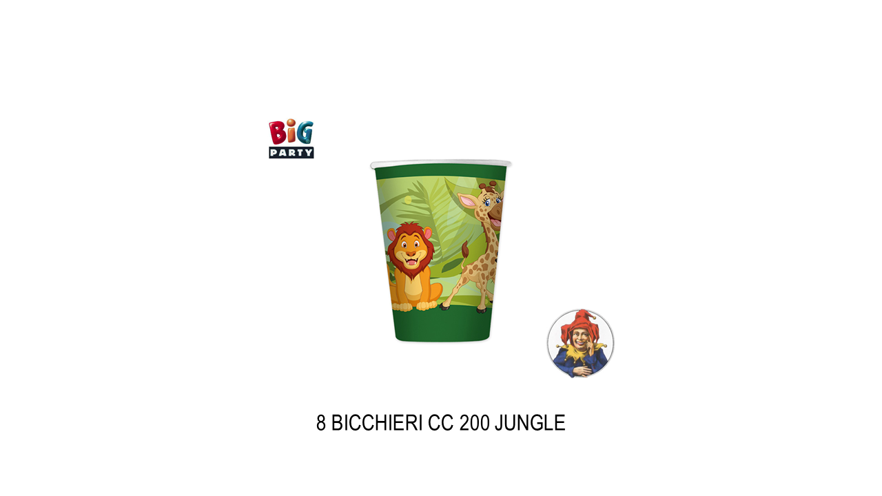 Bicchieri da 200 cc jungle