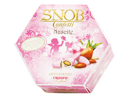 Snob Nascita Bambina Lieto Evento Rosa