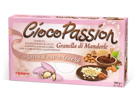 CiocoPassion granella di mandorle Rosa