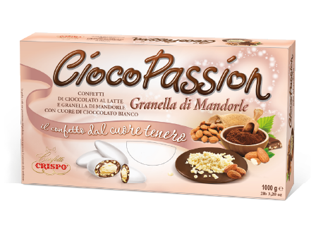 CONFETTI CRISPO CIOCOPASSION CIOCCOLATO BIANCO A LATTE