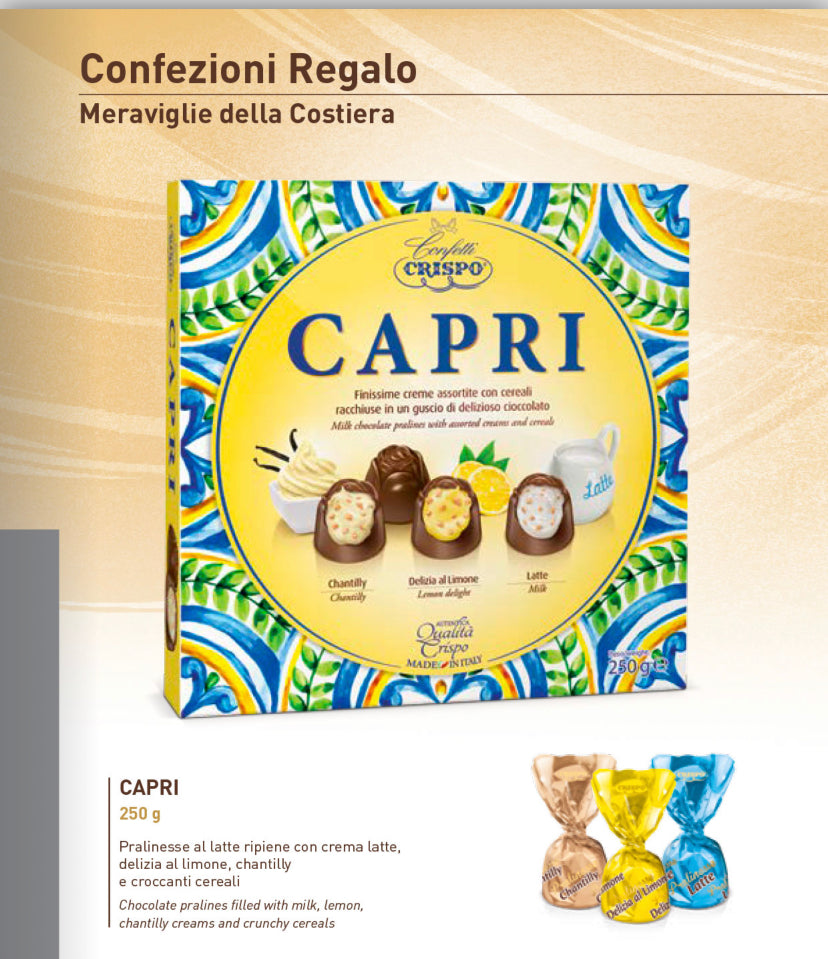 confezione regalo capri crispo meraviglie della costiera gr.250