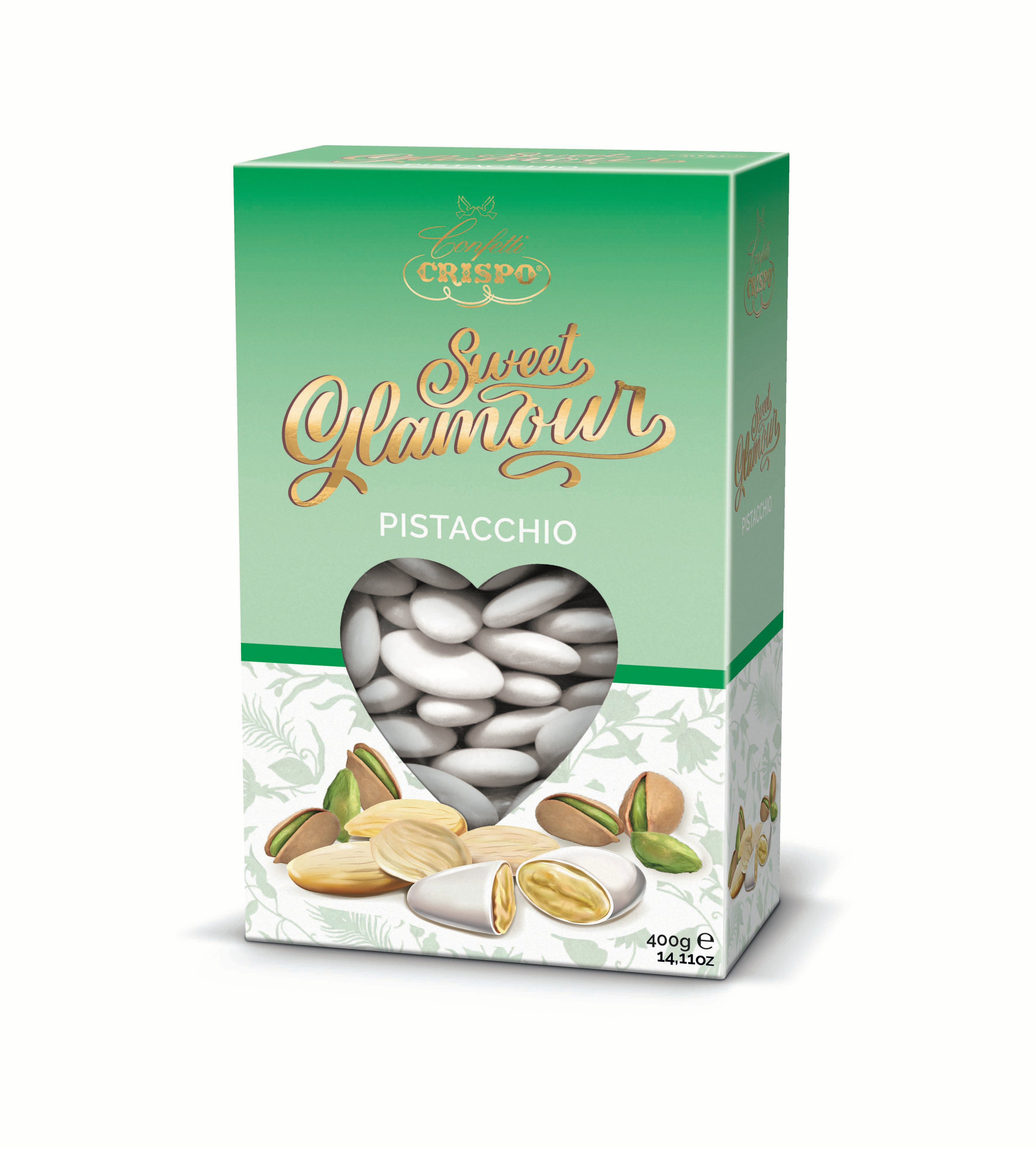 Confetti sweet glamour Crispo pistacchio gr.400