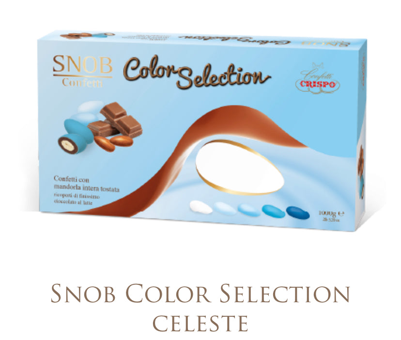 Confetti Snob Selection Crispo Color Celeste Ciocomandorla AL Latte da 1 Kg