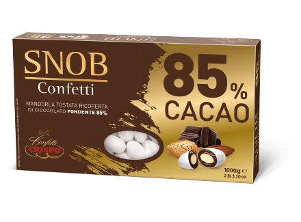 Confetti snob cioccolato fondente 85% crispo