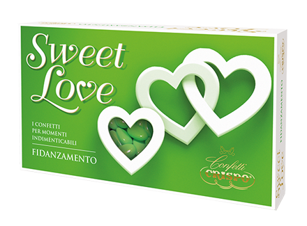 Sweet Love Fidanzamento Mandorla Naturale Verde