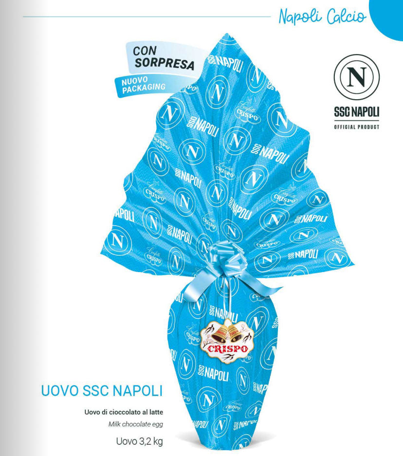 Uova di Pasqua Ssc Calcio Napoli Crispo