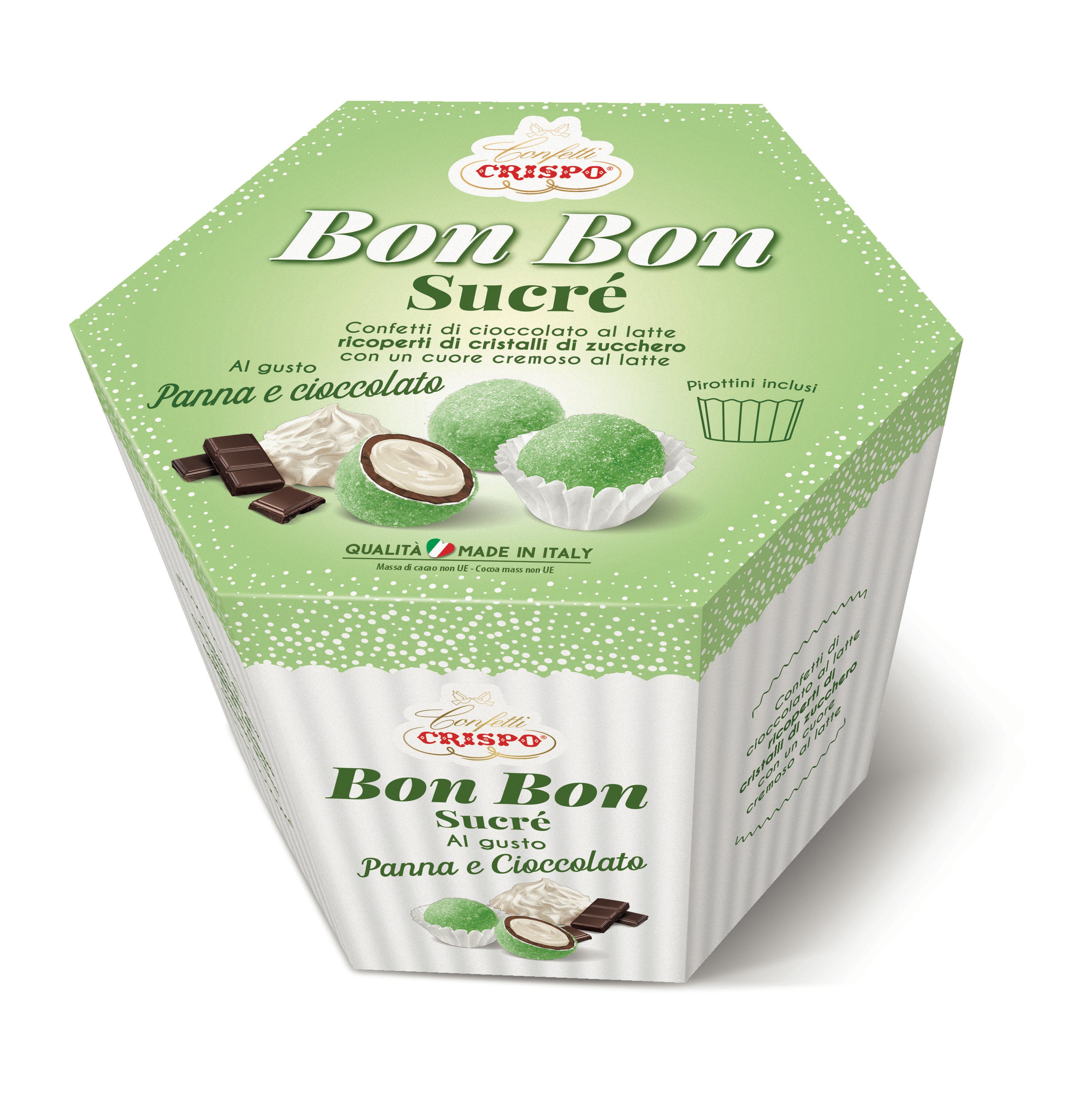 Bon Bon Crispo Sucré Panna e Cioccolato