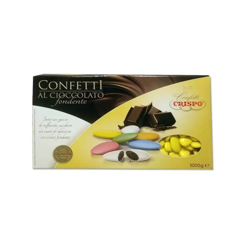 Confetti cioccolato fondente giallo
