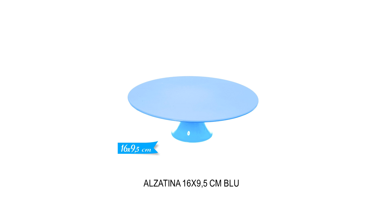 Alzatina da 16x9,5 cm celeste