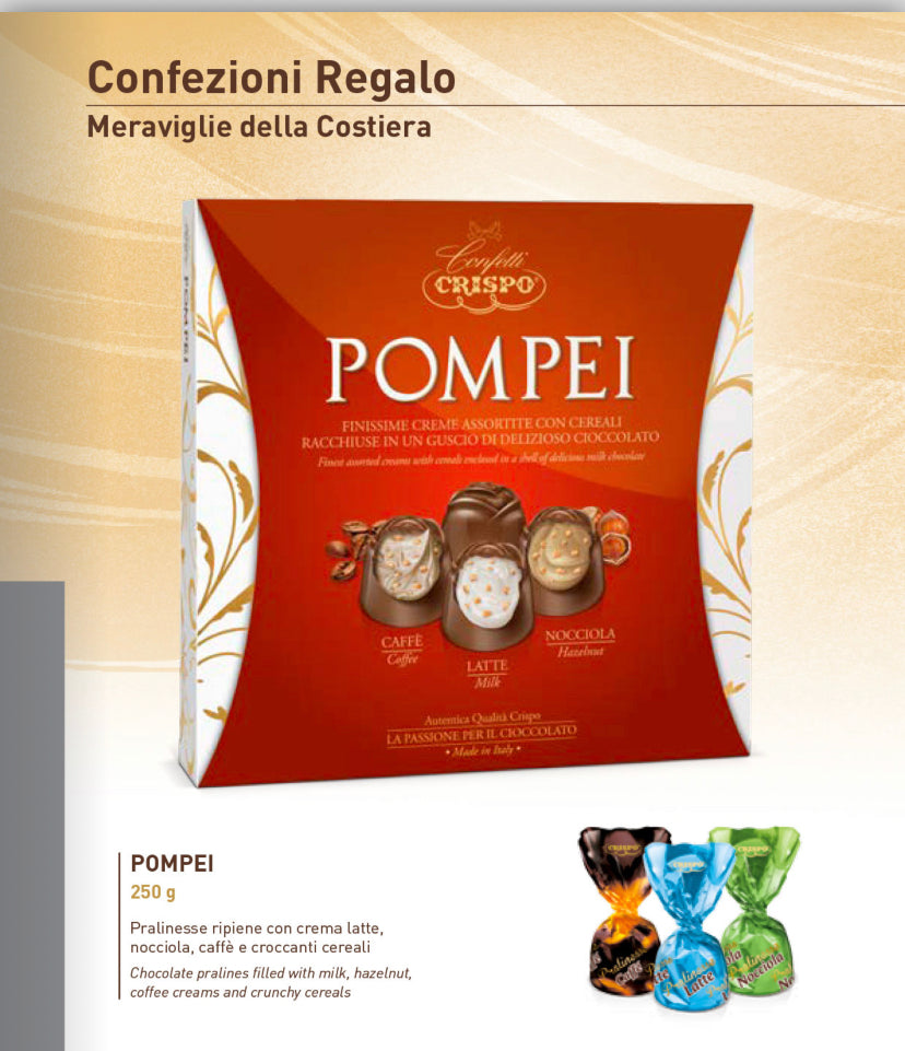 confezione regalo pompei crispo gr.250