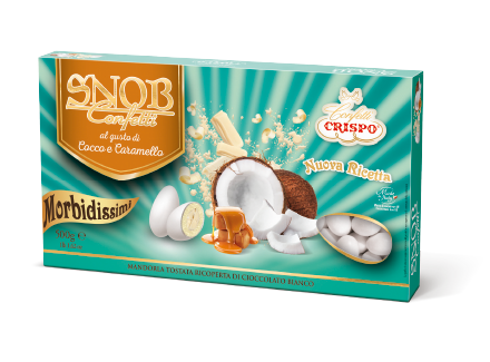 Confetti snob cocco e caramello crispo