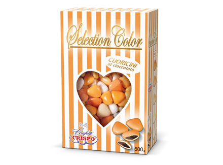 Selection Color Cuoricini Mignon Arancio